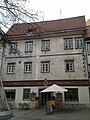 Bosch House, the oldest dated house in Ljubljana. It stands at Fish Square (Ribji trg) 2 and dates to 1528. In 1562, the Protestant reformer Primož Trubar lived here.
