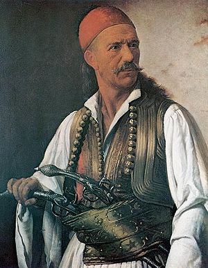 Portret vođe klefta iz 19. vijeka Dimitriosa Makrisa