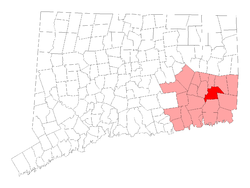 Location in نیو لندن کاؤنٹی، کنیکٹیکٹ