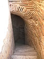 Escaleiras dentro da Basílica de Septimio Severo