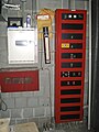 A Simplex 4010 addressable fire alarm panel tied into an older Simplex 4208 conventional fire alarm panel