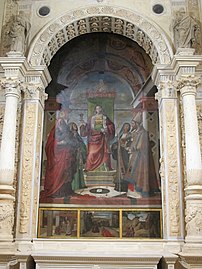 Retablo de la iglesia de Santa Corona[110]​ (Vicenza), de Bartolomeo Montagna.[111]​