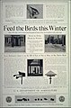 Oppfordring frå jordbruksdepartementet i USA frå 1918 om å vintermata fuglar.