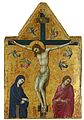 "Raspeće s Madonom, svetim Ivanom i anđelima", 1330-1335 Muzej Thyssen Bornemisza u Madridu