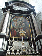 Retablo mayor con la Asunción de la Virgen (1626).