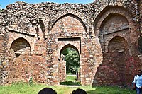 Possibly the first "true" arches in India; Tomb of Balban (d. 1287) in Delhi