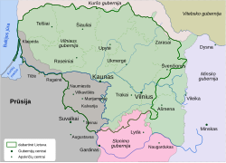 Location of Krievijas guberņa