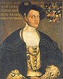 Das Gemälde zeigt das Brustbild des Landgrafen Philipp von Hessen im Alter von 30 Jahren. Er ist als junger entschlossener Mann dargestellt, seine Titel und sein Wappen umgeben seinen Kopf.