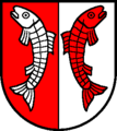 Due pesci addossati (Rodersdorf, Svizzera)