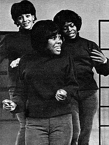 The group in 1965: June Montiero (left), Barbara Harris (center), and Barbara Parritt (right)