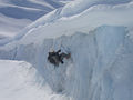 Arrampicata su ghiaccio sul Ghiacciaio Worthington
