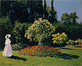 Claude Monet, Nainen puutarhassa, 1867