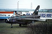 ライトニング F.2A　イングランド、ノッティンガムシャー州バルダートン（Balderton）郊外のスクラップヤードに展示されていた機体[注 5]。