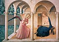 Fra Angélico: Anunciação, afresco, 1442-1443