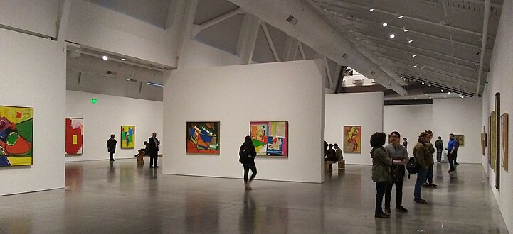 BAMPFA's major retrospective in March 2019 of the work of Hans Hofmann, who was instrumental in the creation of the museum. Photo by Steven Saylor.