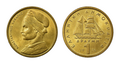 1-drachma coin depicting Konstantinos Kanaris, 1976