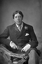 A photograph of Oscar Wilde, dated to 23 May 1889.