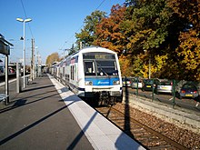 Gare d'Émerainville - Pontault-Combault, desservie par le RER E.