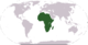 Localização da África