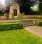 The War Memorial in Carr Bank Park