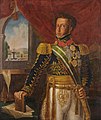 Portrait of Pedro I of Brazil, oil painting