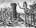 Image 12Timucua Indians at a column erected by the French in 1562 (from History of Florida)