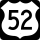 U.S. Highway 52 Alternate marker