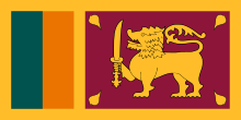 The flag of Sri Lanka uses teal.