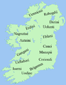 Peuples d'Irlande selon Ptolémée