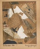 Schwitters, Merz-drawing 47, 1920, collage on board