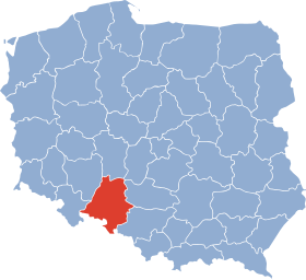 Localisation de Voïvodie d'Opole