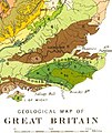 Image 17Geology of south-eastern England. The Ashdown Sands and Wadhurst Clay is in lime green (9a); the Low Weald, darker green (9). Chalk Downs, pale green (6) (from Geology of East Sussex)