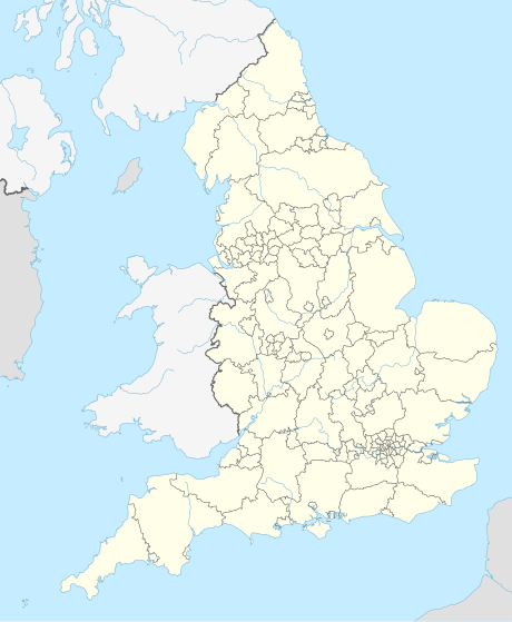 Чемпіонат Англії з футболу 2007—2008: Прем'єр-ліга. Карта розташування: Англія