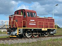 A Soviet diesel-hydraulic locomotive TGM23