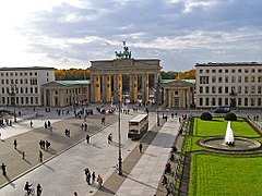 Pariser Platz with Brandenburg Gate