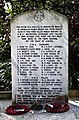 Pomník na hřbitově na ostrově Korfu