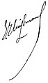 Joris-Karl Huysmans, podpis