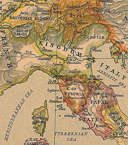 У 1798 годзе Папская вобласць была пераназвана ў Рымскую рэспубліку.
