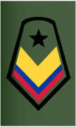 Insignia de SP Sargento Primero Ejército de Colombia.