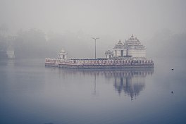 View of Bindu Sagar lake
