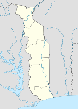 Mappa di localizzazione: Togo
