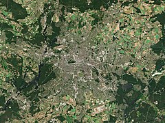 Imagen satelital de Berlín