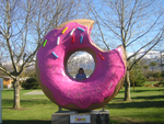 Donut géant à Springfield, en Nouvelle-Zélande.