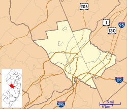 Stoutsburg is located in Mercer County, New Jersey