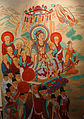 Tangų laikų freska, vaizduojanti Mandžušri, diskutuojantį su Vimalakyrčiu