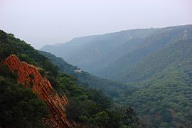Forest cover of Aravalli range in Rajasthan