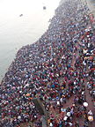 Barari Ghat (Vikramshila Setu, Bhagalpur) Chhath Puja Morning Arghya at the banks of the Ganges