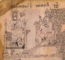 Papa Urban III. i Fridrik I Barbarossa.