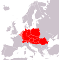 L'Europa Centrale secondo il Mayers Enzyklopaedisches Lexikon (1980)