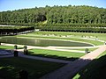 O jardim de água do Château de Villandry